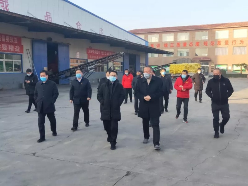 縣長申琳調研旭瑞集團疫情防控、復工復產情況！